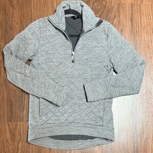 LULULEMON Grey Black Kangaroo Pocket Sweatshirt SIZE 2 extra small